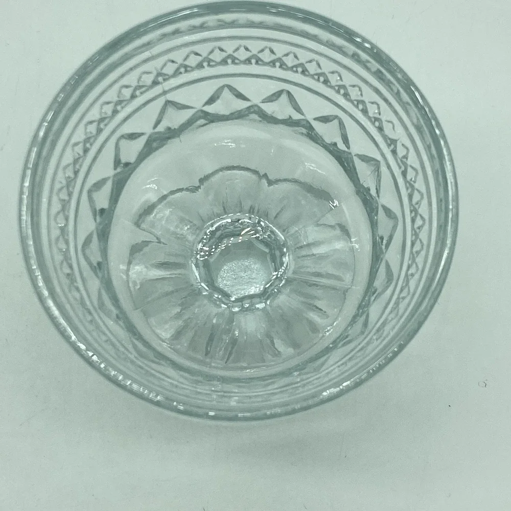 Anchor Hocking Wexford Footed Sherbet Cups 3 5/8